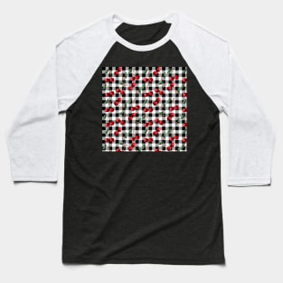 Checkerboard Cherries Baseball T-Shirt